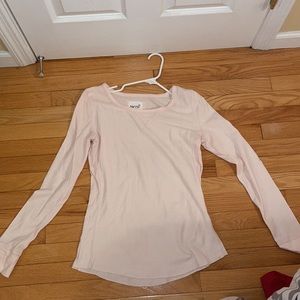 Light pink thermal shirt